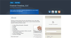Desktop Screenshot of contentcreation.com